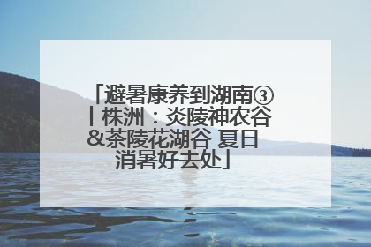 避暑康养到湖南③丨株洲：炎陵神农谷&茶陵花湖谷 夏日消暑好去处