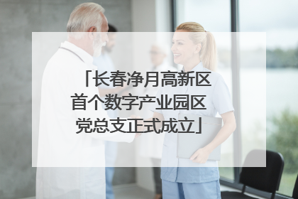 长春净月高新区首个数字产业园区党总支正式成立