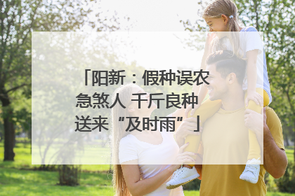 阳新：假种误农急煞人 千斤良种送来“及时雨”