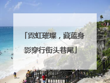 霓虹璀璨，藏蓝身影穿行街头巷尾