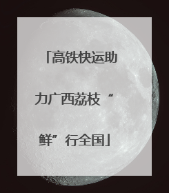 高铁快运助力广西荔枝“鲜”行全国