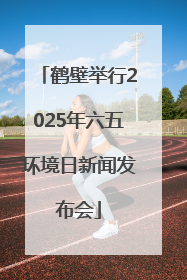 鹤壁举行2025年六五环境日新闻发布会