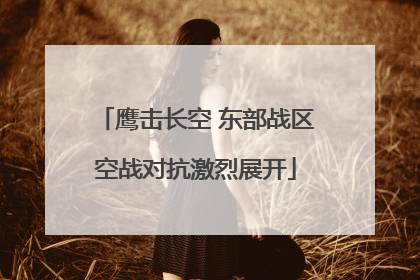 鹰击长空 东部战区空战对抗激烈展开