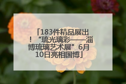 183件精品展出！“琉光璃彩——淄博琉璃艺术展”6月10日亮相国博