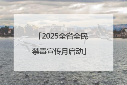 2025全省全民禁毒宣传月启动