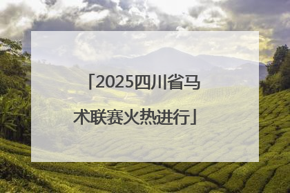 2025四川省马术联赛火热进行