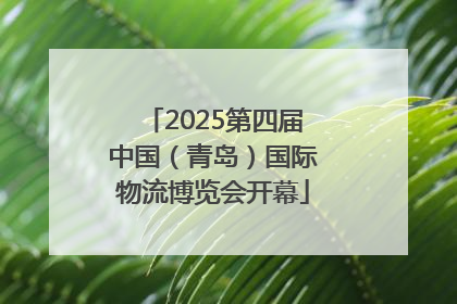 2025第四届中国（青岛）国际物流博览会开幕