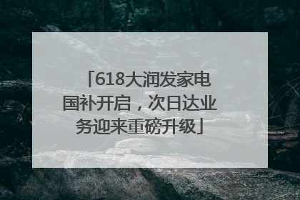 618大润发家电国补开启，次日达业务迎来重磅升级