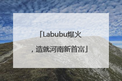 Labubu爆火，造就河南新首富